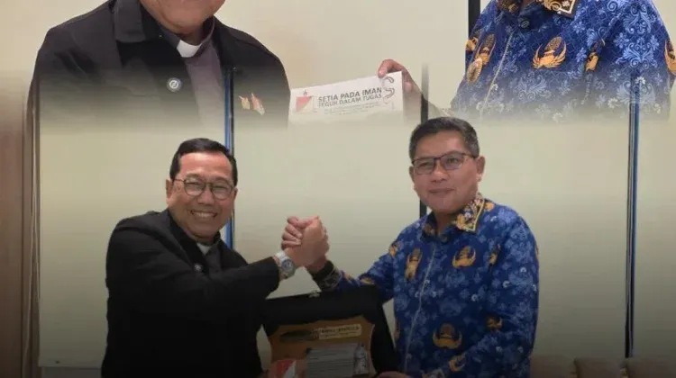 Temui Walikota, Wakil Uskup OCI Ajak Ambon Bersinergi
